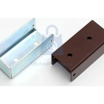 Plotový sloupek Úchytka jeklu 75 x 35 x 30mm pozink
