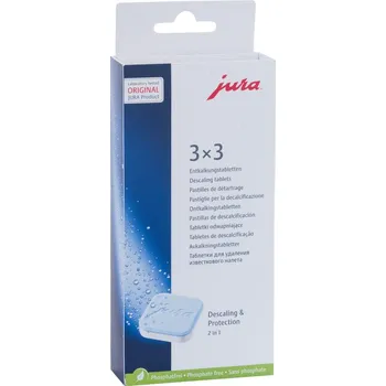 Příprava nápoje Odvápňovací tablety Jura 3×3