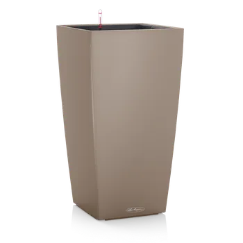 Květináč Lechuza Cubico Color 30 (kompletní set) pískově hnědá