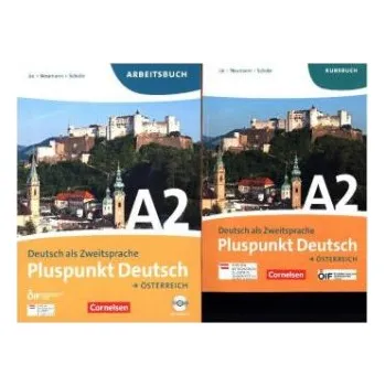 Německý jazyk Pluspunkt Deutsch - Österreich A2: Gesamtband. Kursbuch und Arbeitsbuch mit CD – Friederike Jin,Joachim Schote (DE)