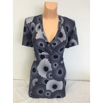 Dámská tunika Halenky a košile, Barva Modrá, Velikost XL46, Materiál 98% Polyester 2% Lycra