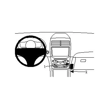 Brodit ProClip montážní konzole na palubní desku pro Lincoln MKX 11-15, 854547