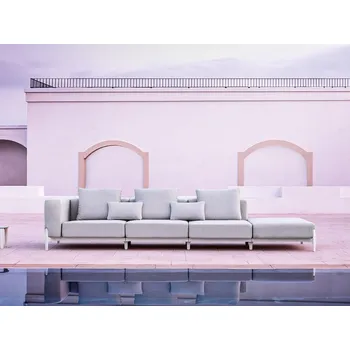 Zahradní lehátko Myyour PUSH luxusná textilná sedačka