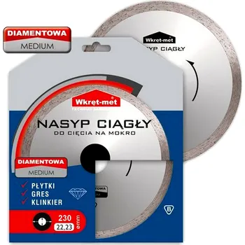 Řezný kotouč Diamantový řezný kotouč celoobvodový MEDIUM 230 x 22,23 mm na obklady a dlažbu, gres, klinker