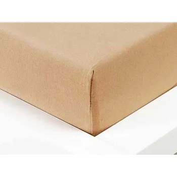 Prostěradlo Jersey prostěradlo béžové 90x200x15