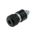 SCI Zásuvka banánek 4mm 30A 60VDC černá niklovaný povrch 0,5-4mm
