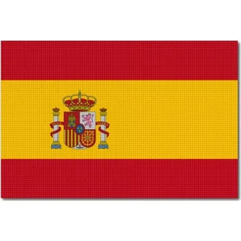 Vlajka Pelisport Španělská vlajka tištěná 6 x 4 cm