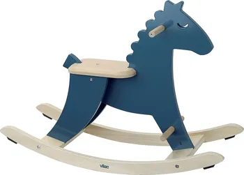 Houpací kůň Vilac Dřevěný houpací kůň modrý
