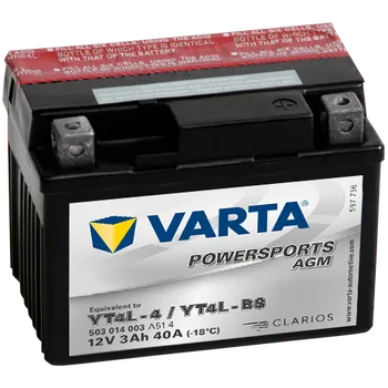 Auto-moto POWERSPORTS AGM 3Ah 503 014 003 (MOTObaterie Varta)