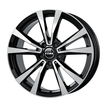 Alu kolo Alu disk RIAL M12 8x19, 5x112, 66.5, ET38 diamond-black frontpolished