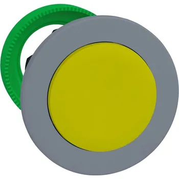 vypínač ZB5FL5C0 Ovládací hlavice stiskací, zapuštěné provedení, ŽL, speciální popis ŠE, Schneider Electric