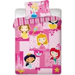 Dětské povlečení Prin cess 40x60 100x135cm SKLADEM POSLEDNÍ 1KS