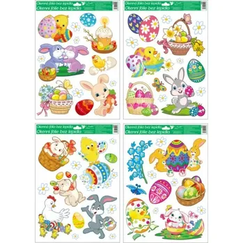 Okenní dekorace Anděl Přerov Velikonoce okenní fólie