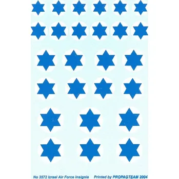 Plastikový model 1:72 Izraelské výsostné znaky