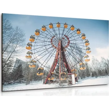 Obraz Malvis ® Obraz Mrazivé černobylské kolo Velikost: 60x40 cm