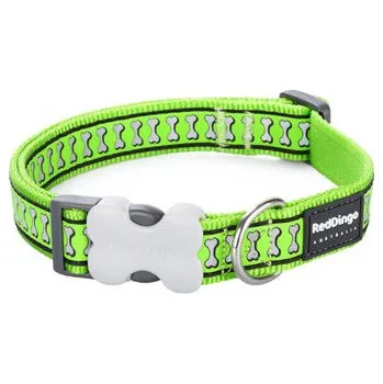 Obojek pro psa Obojek RD 20 mm x 30-47 cm - Bones Rfx - Limetková