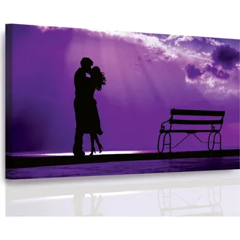 Obraz Malvis ® Obraz - Romantika ve fialové Velikost: 90x60 cm