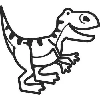 Samolepicí dekorace na vozidlo SI0112053E - Dino 155 x 130 mm doprava