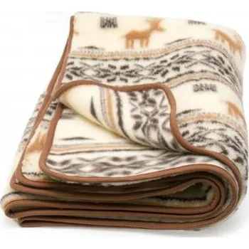 deka Deka z ovčí vlny merino Norway béžo 160x200