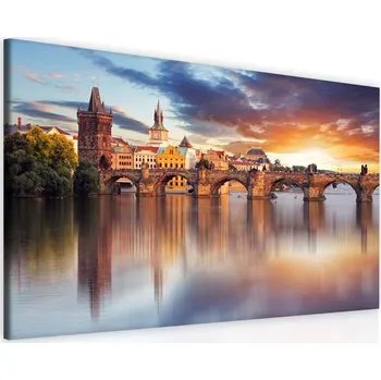 Obraz Malvis ® Obraz Karlův most při západu Velikost (šířka x výška): 60x40 cm