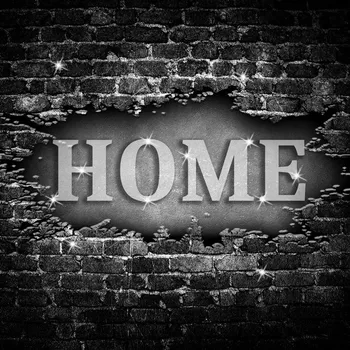 Malvis ® Obraz na plátně - černobílý home Velikost: 80x80 cm