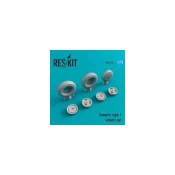 Plastikový model 1/72 Vampire type 1 wheels (AMOD/HELL/REV)