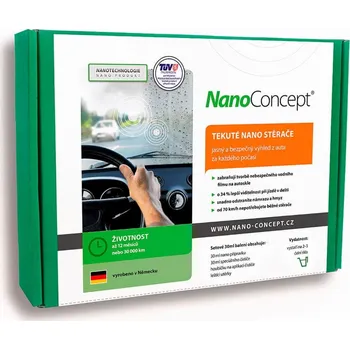 Čistič autoskla NanoConcept Set tekuté nano stěrače 30 ml