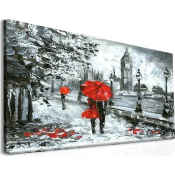 Obraz Malvis ® Obraz Láska v Londýně Velikost: 90x60 cm
