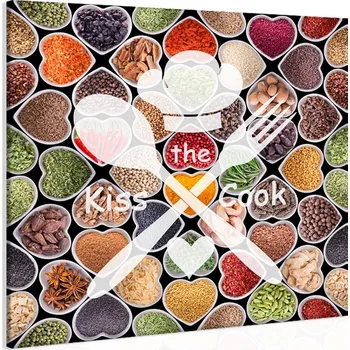 Malvis ® Obraz do kuchyně Láska k vaření Velikost: 60x60 cm