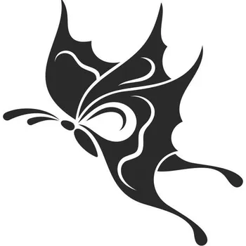 Samolepící dekorace SI0190015A - China Butterfly5 - 100 x 94 mm