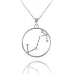 Stříbrný náhrdelník znamení štír Minet Stars JMAS9511SN45