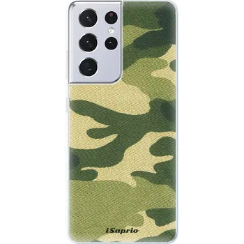 Pouzdro na mobilní telefon Odolné silikonové pouzdro iSaprio - Green Camuflage 01 - Samsung Galaxy S21 Ultra