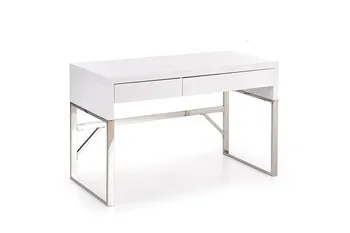 Psací stůl Halmar B32 bílý/chrom
