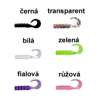 Umělá nástraha Ostatní Mikrotwister 2,5cm Barva: Zelená