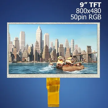 Vývojová deska 9" TFT displej 800x480 RGB s 50pin konektorem