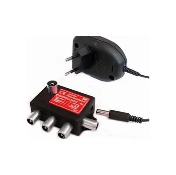 Příjem digitálního pozemního vysílání IVO I031-IEC&nbsp;aktivní rozbočovač 4x výstup IEC&nbsp;4dB zisk