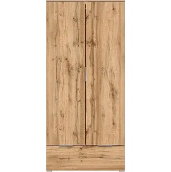 Šatní skříň ZELE šatní skříň SZF2D1S, dub wotan