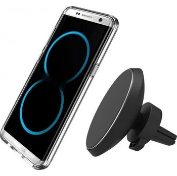 Bezdrátová nabíječka / držák do auta pro iPhone 8 / X + magnetický držák