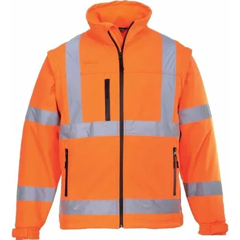 Bunda reflexní S428 softshell PORTWEST - oranžová XL