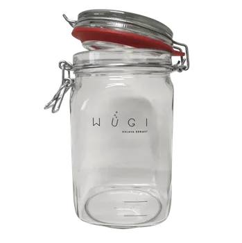 Sklenice WUGI sklenice - hranatá 1,15 l - II.jakost