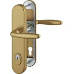 HOPPE VERONA bezpečnostní sada klika-klika rozteč 92mm zakrytí vložky, 67-72, bronzově eloxovaná