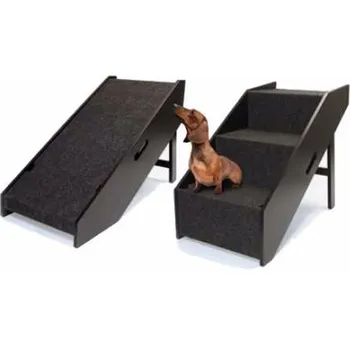 Schody a rampa pro psa JUKO petfood Croci 2v1 černé