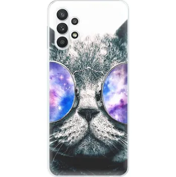 Odolné silikonové pouzdro iSaprio - Galaxy Cat - Samsung Galaxy A32 5G