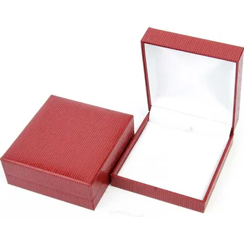 Dárková krabička Dárková koženková krabička bordová (9 x 8,5cm)