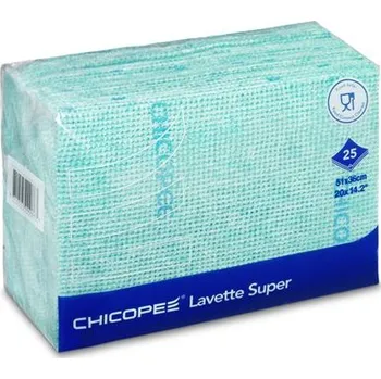 Utěrka CHICOPEE lavette super utěrka zelená 25 ks v balení CHIC/74465/PAK