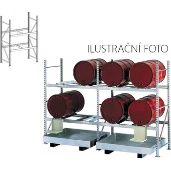 Dílenský regál SOMAX SUDOVÝ REGÁL - ZÁKLADNÍ POLE