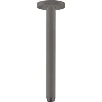 Sprchová hlavice Hansgrohe přívod od stropu S 30 cm, kartáčovaný černý chrom 27389340