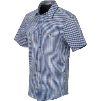 Pánská košile Helikon-Tex košile COVERT CONCEALED CARRY ROYAL BLUE CHECKERED vel.S