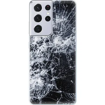 Pouzdro na mobilní telefon Odolné silikonové pouzdro iSaprio - Cracked - Samsung Galaxy S21 Ultra