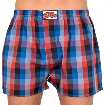 Trenýrky STYX trenky - Classic červená/modrá (MULTI) velikost: S